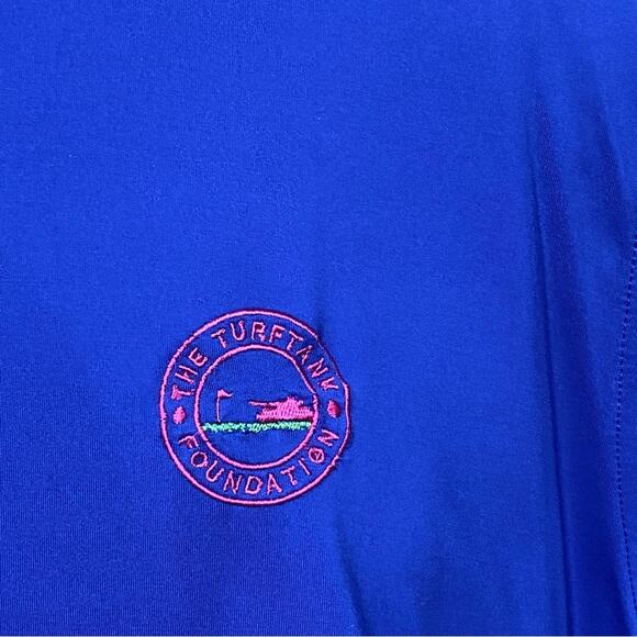 Greyson Natchez Polo Shirt Mens XL Relaxed Blue Pink Collared Golf Casual Top - Picture 13 of 15